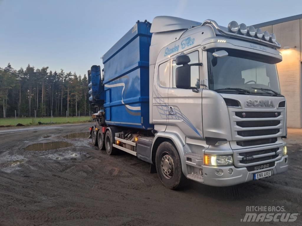 Scania R 580 LB ウッドチッパー