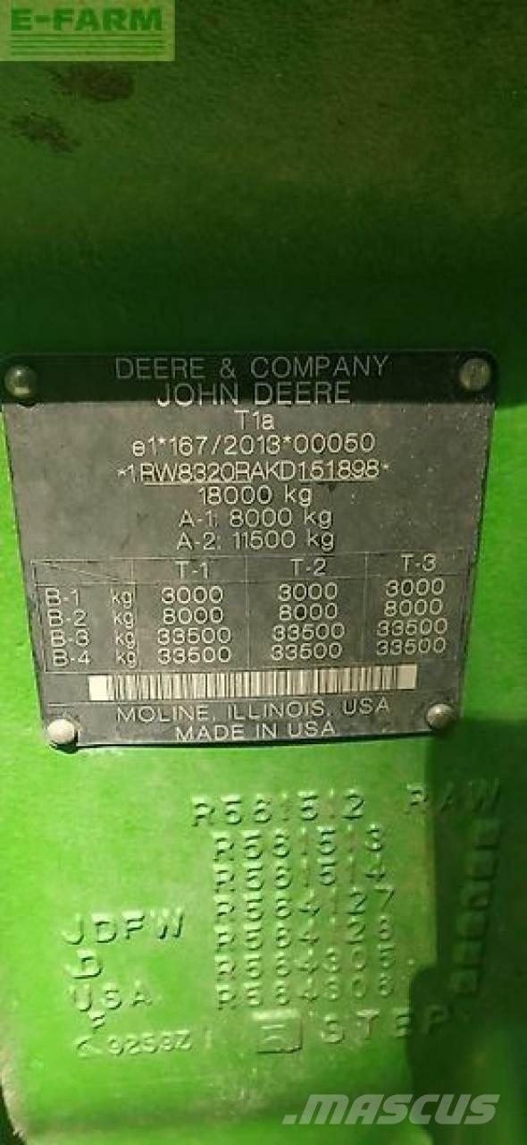 John Deere 8320r トラクター