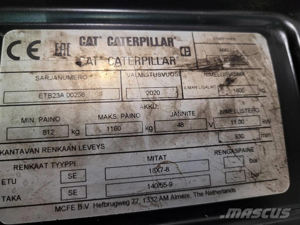 CAT EP16 ANT バッテリーフォークリフト