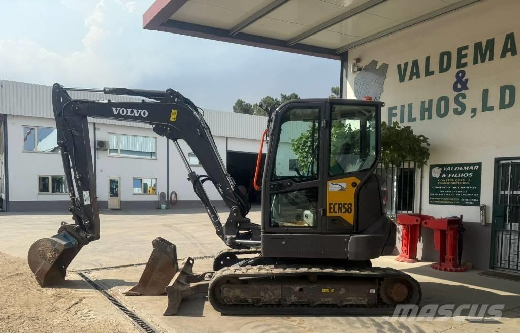 Volvo ECR 58 F ミニ油圧ショベル 7t以下（ミニユンボ・ミニディガー）