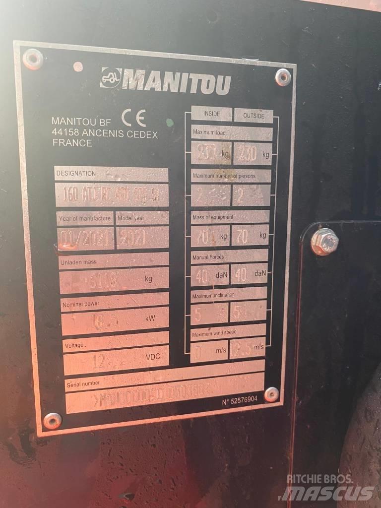 Manitou 160 ATJ ブームリフト　屈伸型