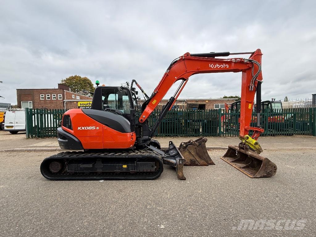 Kubota KX 085-5 中型油圧ショベル 7ｔ-12ｔ（ユンボ・パワーショベル・バックホー）