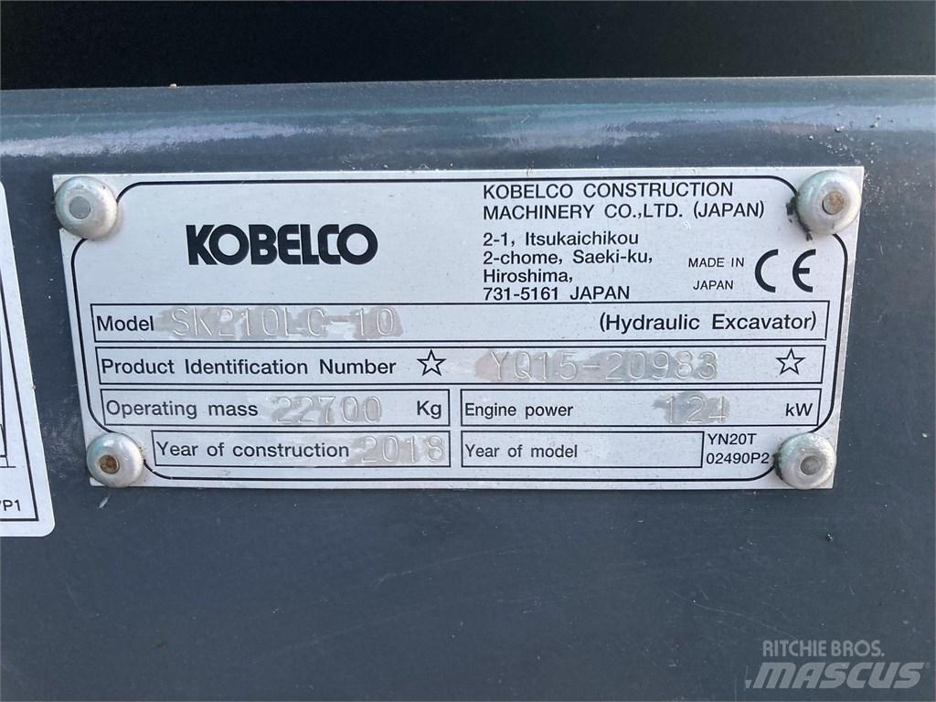 Kobelco SK 210 LC-10 大型油圧ショベル12t以上（パワーショベル・ユンボ）