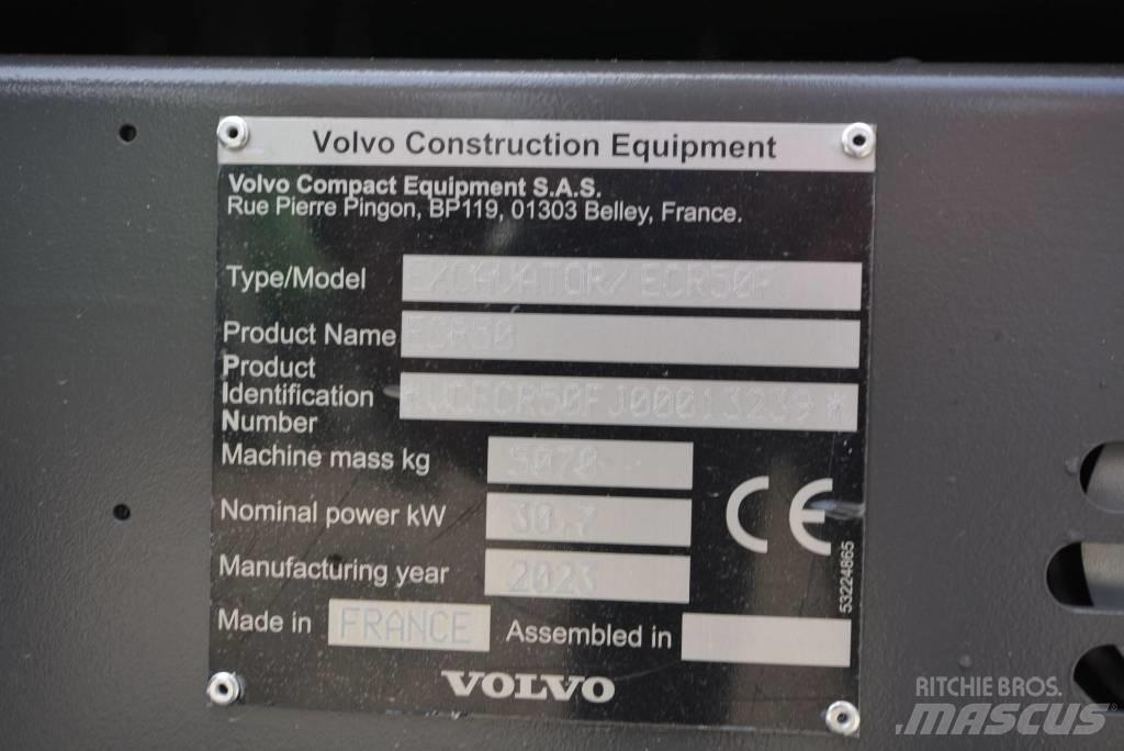Volvo ECR 50 F ミニ油圧ショベル 7t以下（ミニユンボ・ミニディガー）