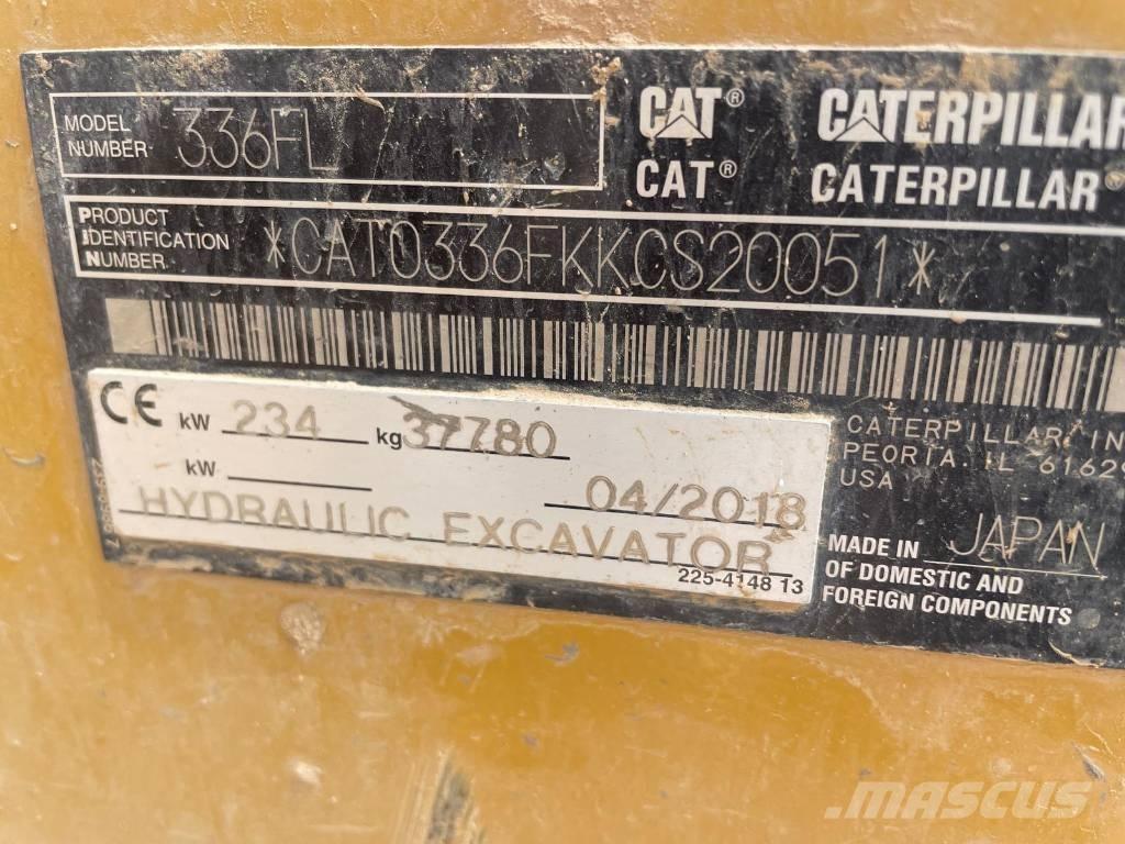 CAT 336FL 大型油圧ショベル12t以上（パワーショベル・ユンボ）