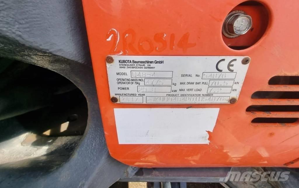 Kubota U 48-4 ミニ油圧ショベル 7t以下（ミニユンボ・ミニディガー）