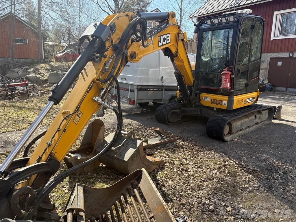 JCB 55Z-1 T3 大型油圧ショベル12t以上（パワーショベル・ユンボ）
