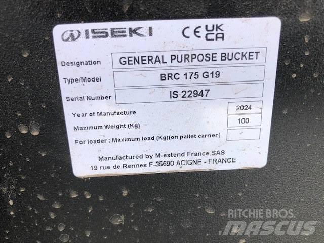 Iseki MX 1.75 BUCKET グランド整備機械-その他