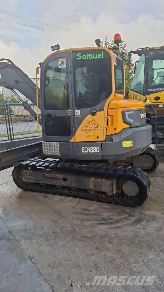 Volvo ECR88D 中型油圧ショベル 7ｔ-12ｔ（ユンボ・パワーショベル・バックホー）