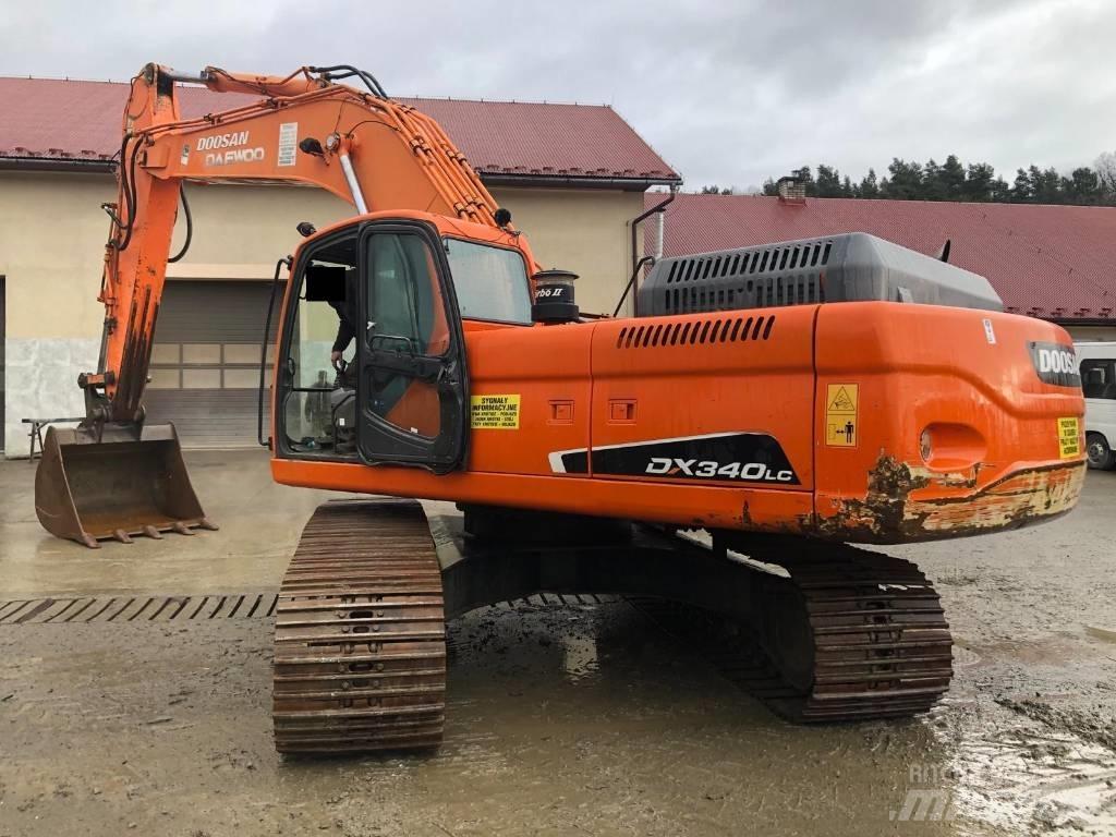 Doosan DX 340 LC 大型油圧ショベル12t以上（パワーショベル・ユンボ）
