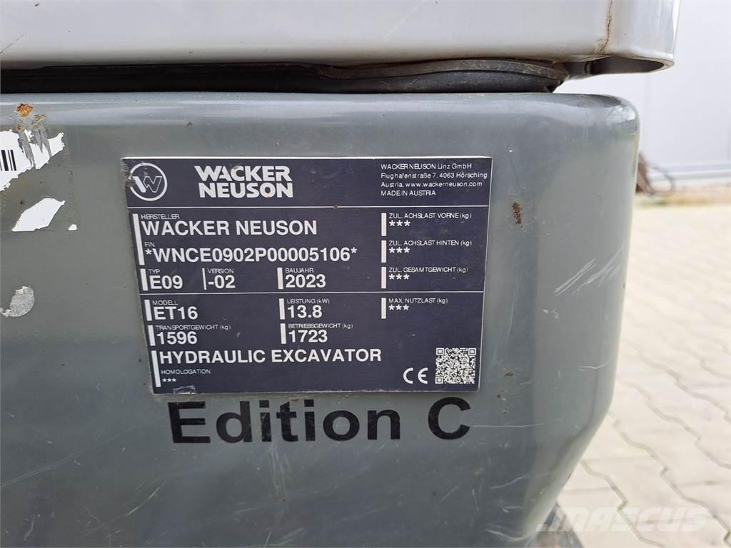 Wacker Neuson ET16 大型油圧ショベル12t以上（パワーショベル・ユンボ）