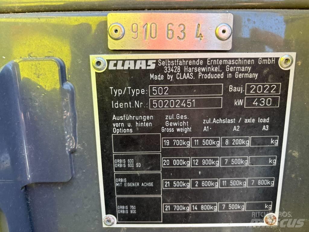 CLAAS Jaguar 950 4WD 自走式フォレージハーベスター