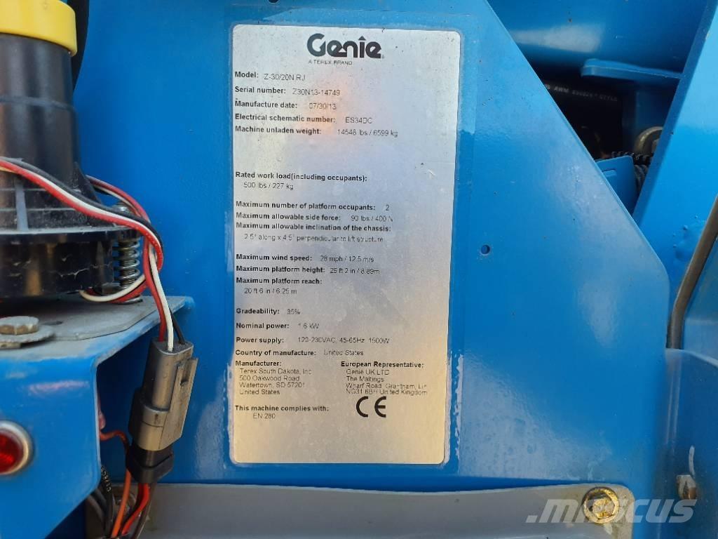 Genie Z30/20N ブームリフト　屈伸型