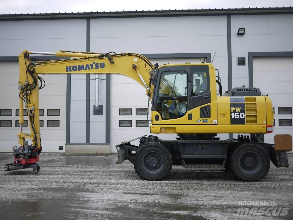 Komatsu PW 160-8 ホイール式油圧ショベル（パワーショベル・ユンボ・バックホー）