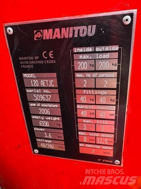 Manitou 120 AET JC ブームリフト　屈伸型