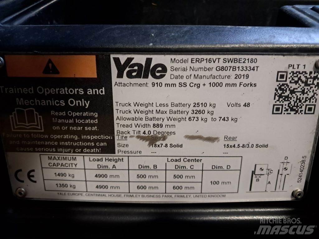 Yale ERP16VT バッテリーフォークリフト