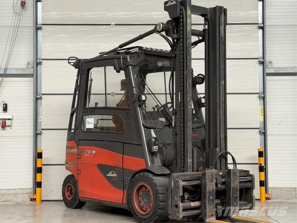 Linde E50HL-01 バッテリーフォークリフト