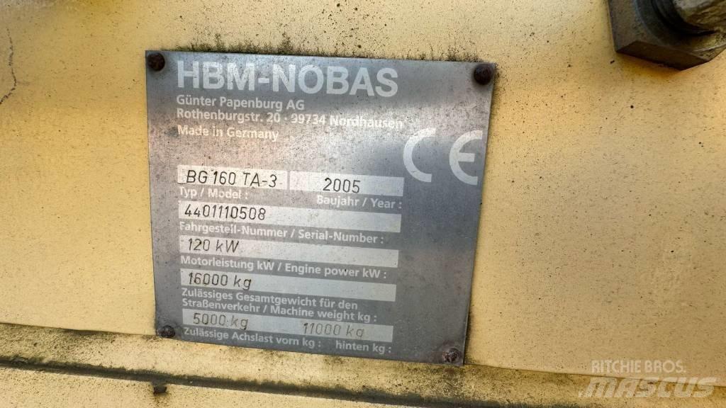 HBM-Nobas GB160TA-3 モーターグレーダー