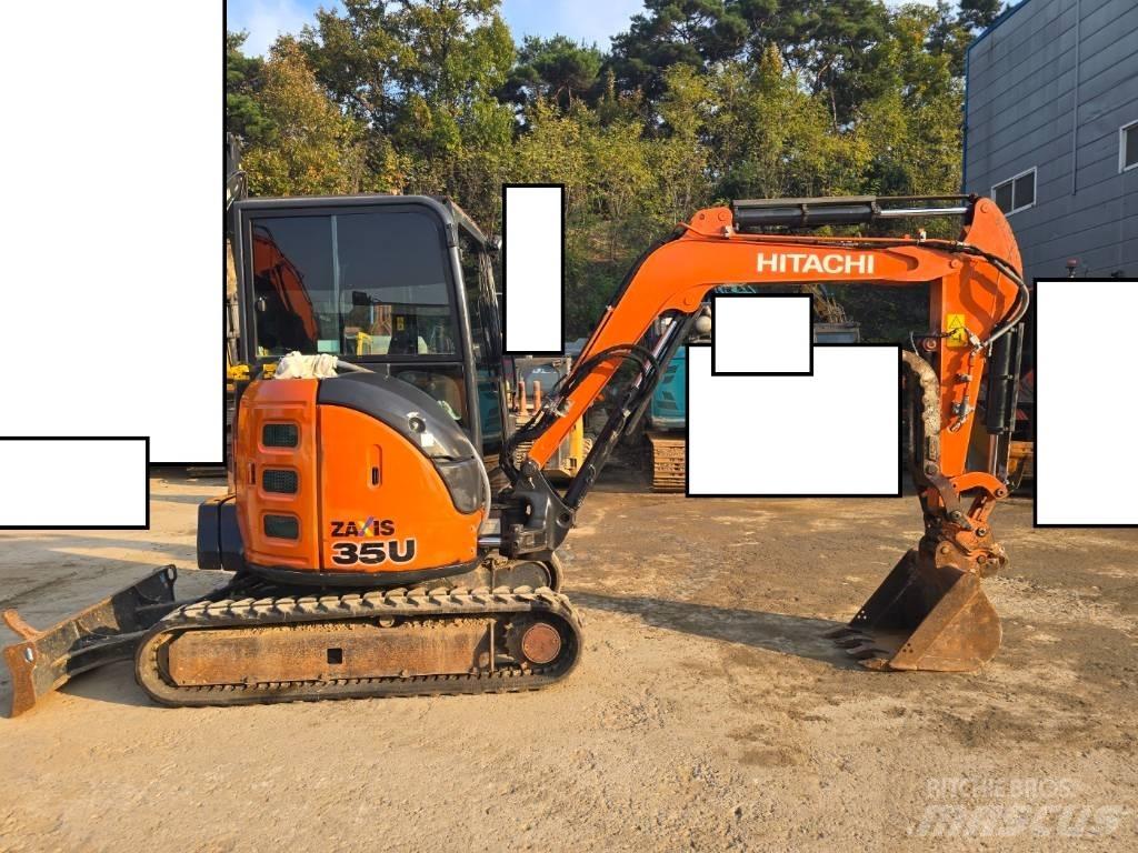  HITCHI ZX35U ミニ油圧ショベル 7t以下（ミニユンボ・ミニディガー）