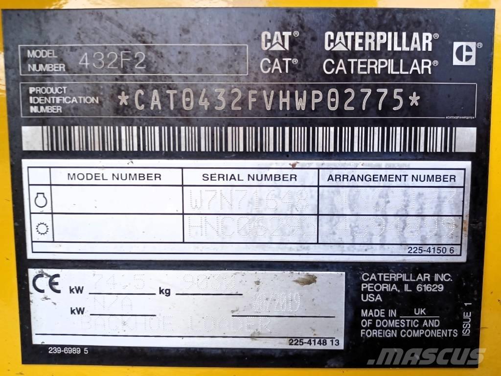 CAT 432 F バックホーローダー