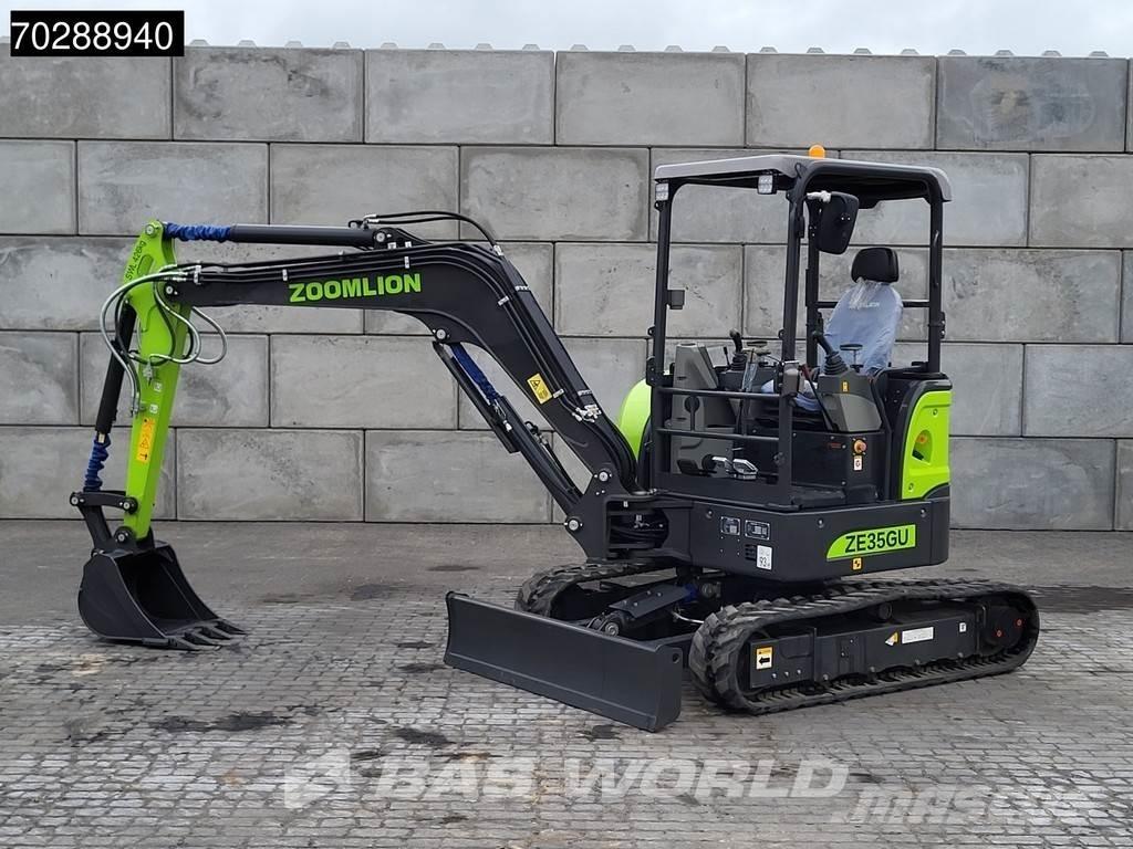 Zoomlion ZE35 GU ミニ油圧ショベル 7t以下（ミニユンボ・ミニディガー）