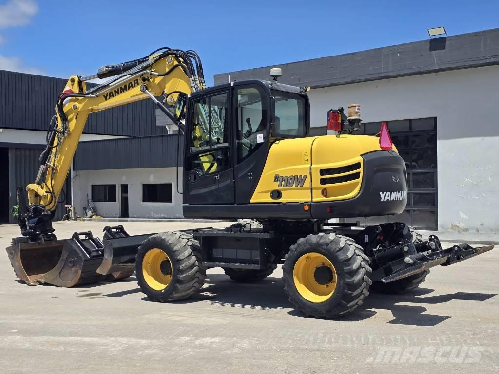 Yanmar B 110 W ホイール式油圧ショベル（パワーショベル・ユンボ・バックホー）
