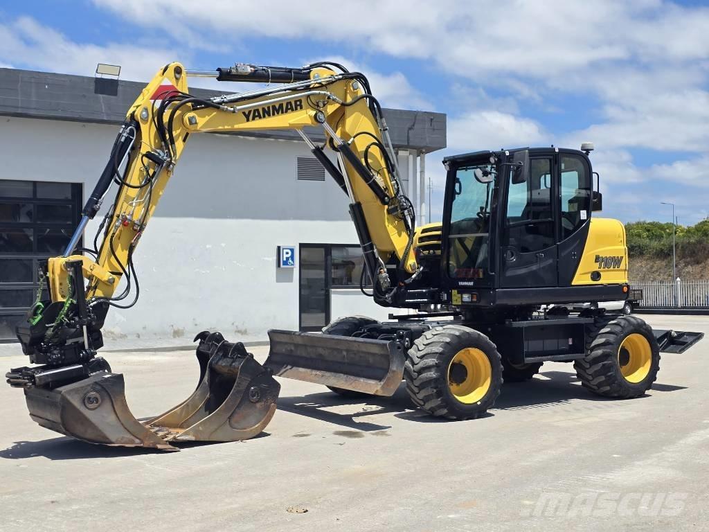 Yanmar B 110 W ホイール式油圧ショベル（パワーショベル・ユンボ・バックホー）