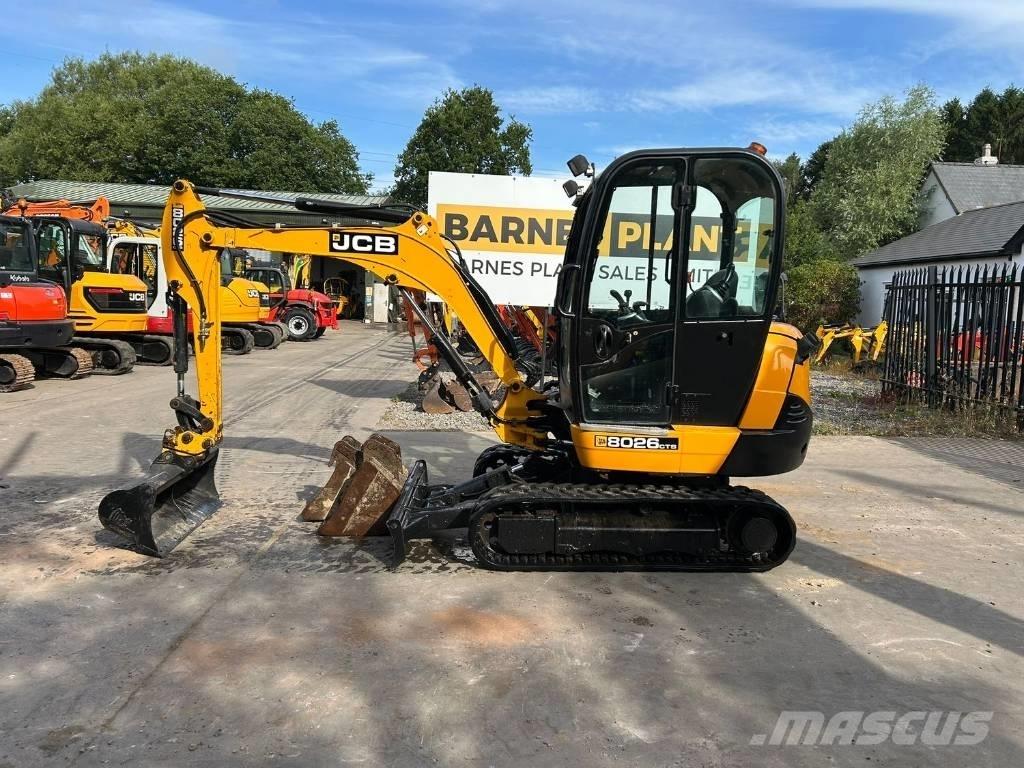 JCB 8026 CTS ミニ油圧ショベル 7t以下（ミニユンボ・ミニディガー）