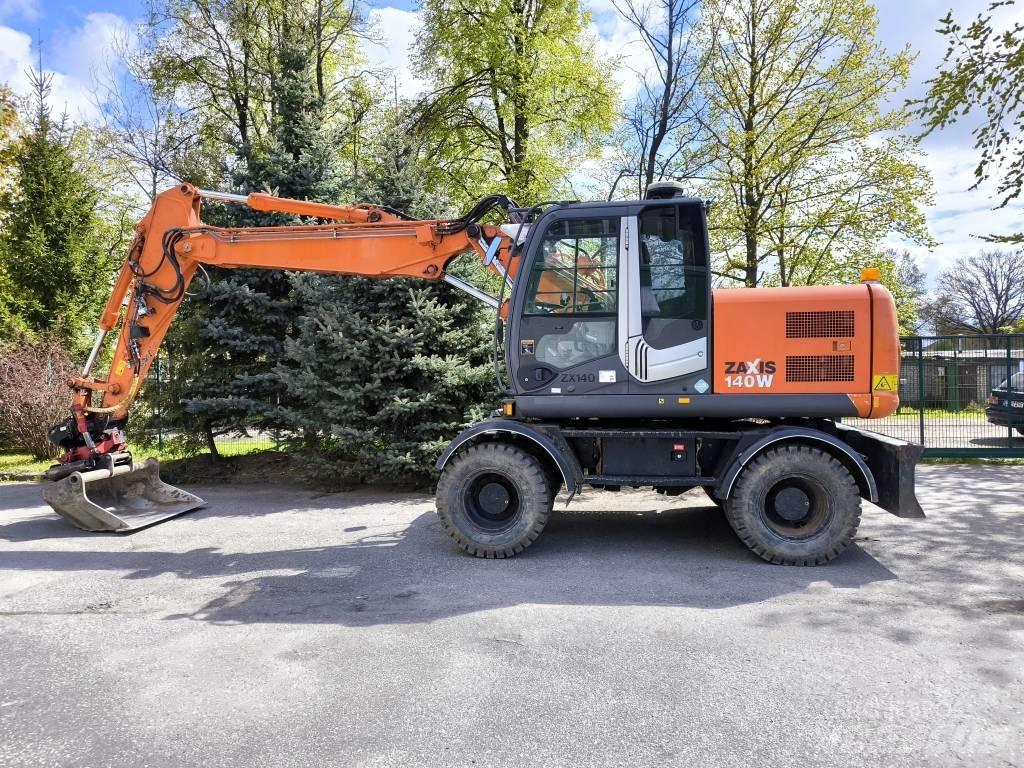 Hitachi ZX 140 W-3 ホイール式油圧ショベル（パワーショベル・ユンボ・バックホー）