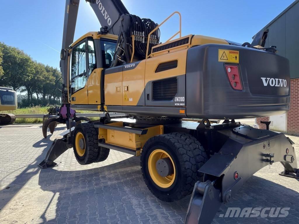 Volvo EW 210 MH 廃棄物／工業産廃処理機
