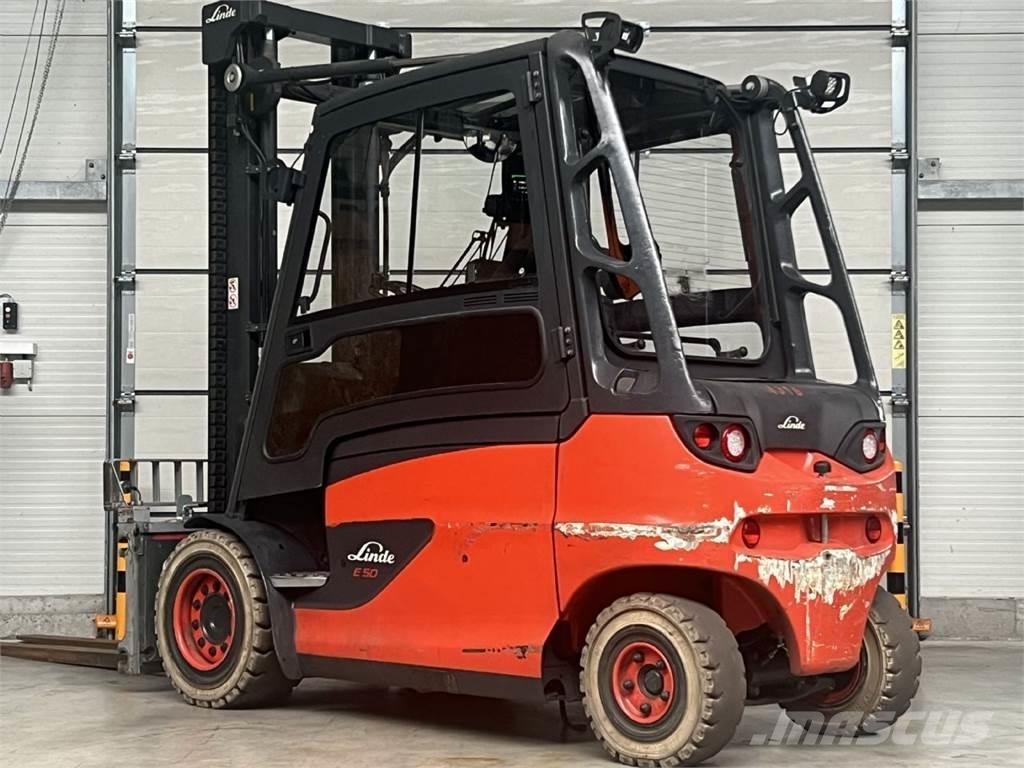 Linde E50HL-01 / 600 バッテリーフォークリフト