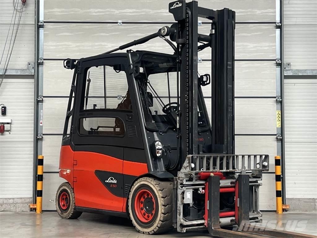 Linde E50HL-01 / 600 バッテリーフォークリフト