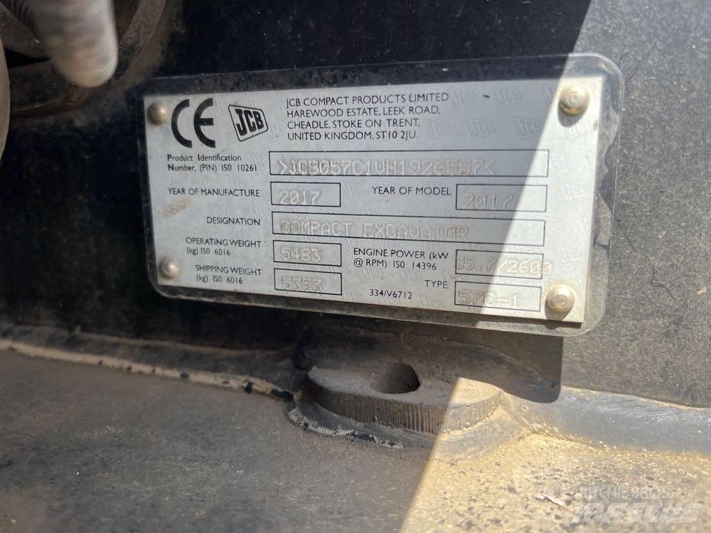 JCB 57C-1 大型油圧ショベル12t以上（パワーショベル・ユンボ）
