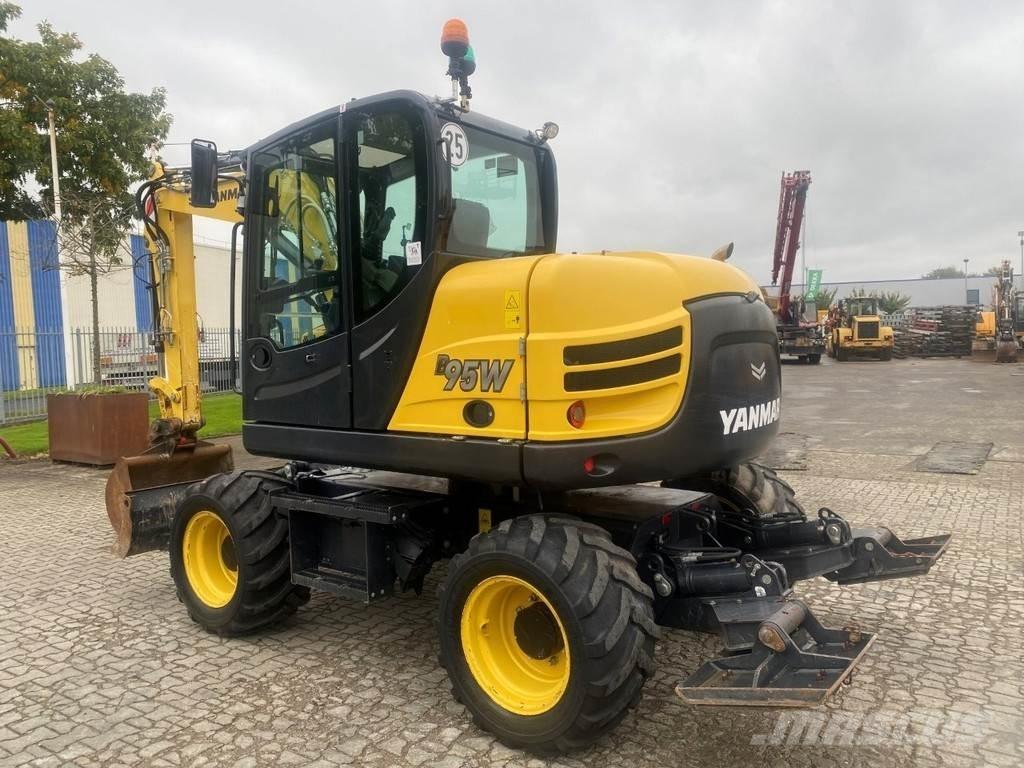 Yanmar B95w NVT ホイール式油圧ショベル（パワーショベル・ユンボ・バックホー）