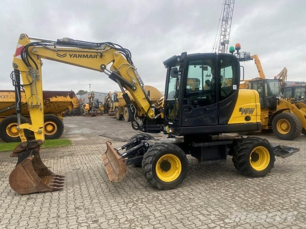 Yanmar B95w NVT ホイール式油圧ショベル（パワーショベル・ユンボ・バックホー）