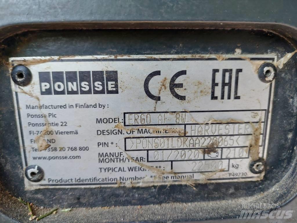 Ponsse Ergo AF 8W ハーベスター