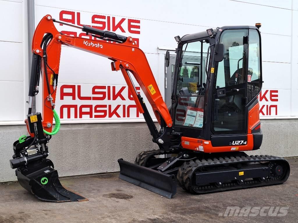 Kubota U 27-4 ミニ油圧ショベル 7t以下（ミニユンボ・ミニディガー）