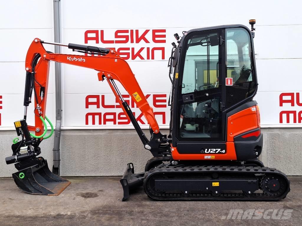 Kubota U 27-4 ミニ油圧ショベル 7t以下（ミニユンボ・ミニディガー）