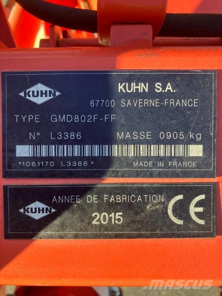 Kuhn GMD 802 F-FF 芝刈り機