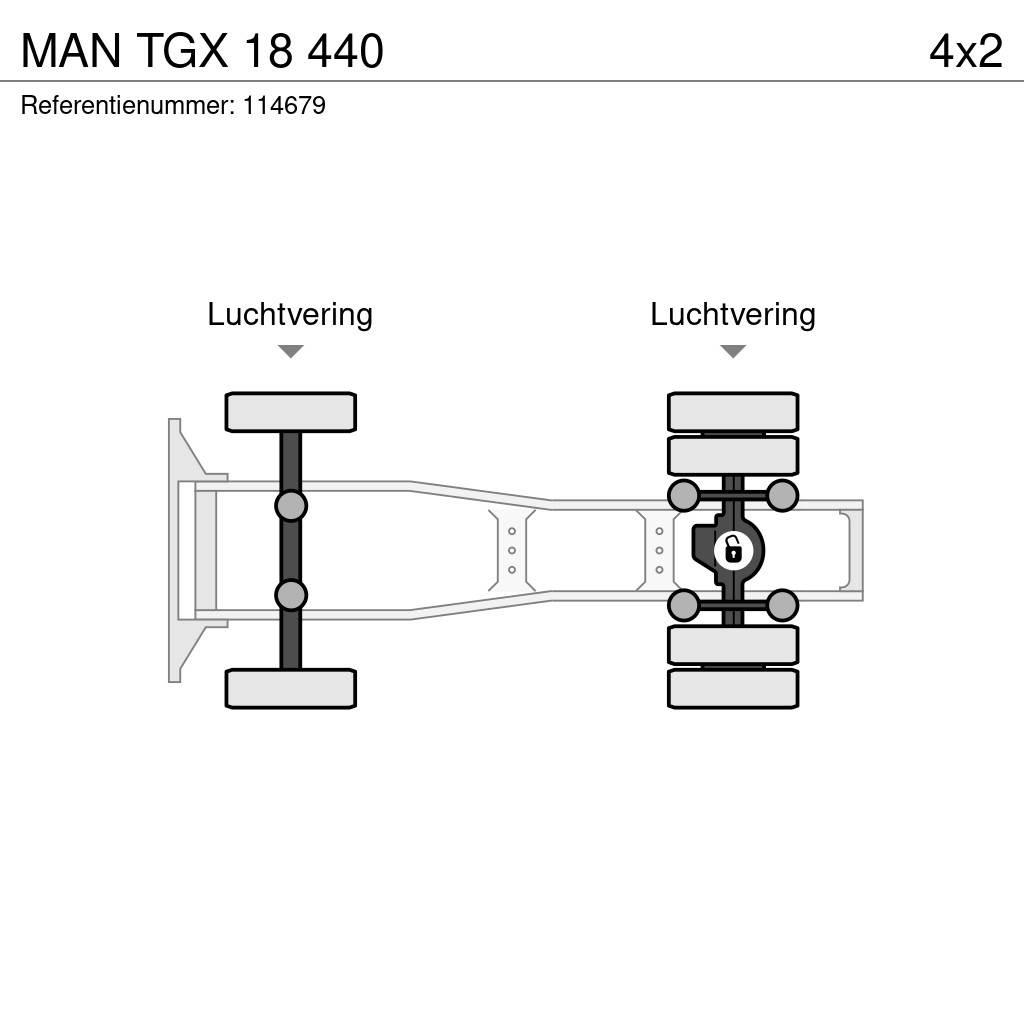 MAN TGX 18 440 中古トラクターヘッド | トレーラーヘッド