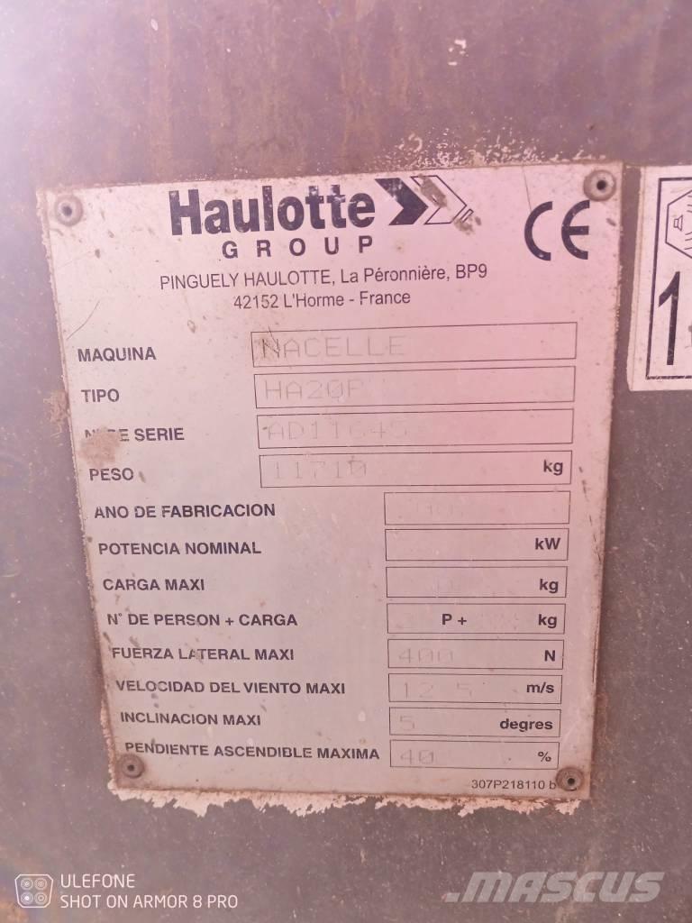 Haulotte HA 20 PX ブームリフト　屈伸型