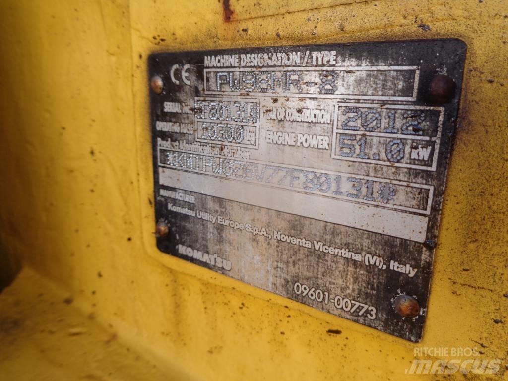 Komatsu PW 98 MR-6 ホイール式油圧ショベル（パワーショベル・ユンボ・バックホー）