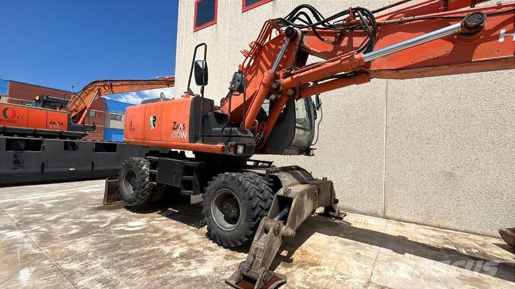 Hitachi ZX 210 W ホイール式油圧ショベル（パワーショベル・ユンボ・バックホー）