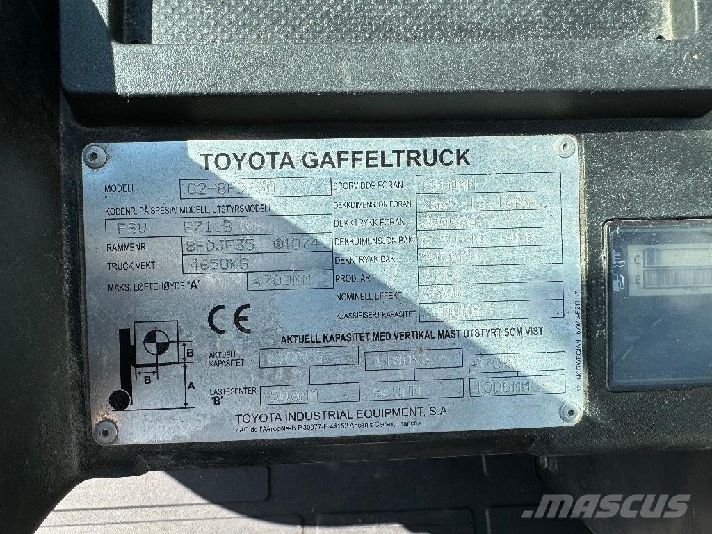 Toyota 02-8FDF30 ディーゼル・軽油