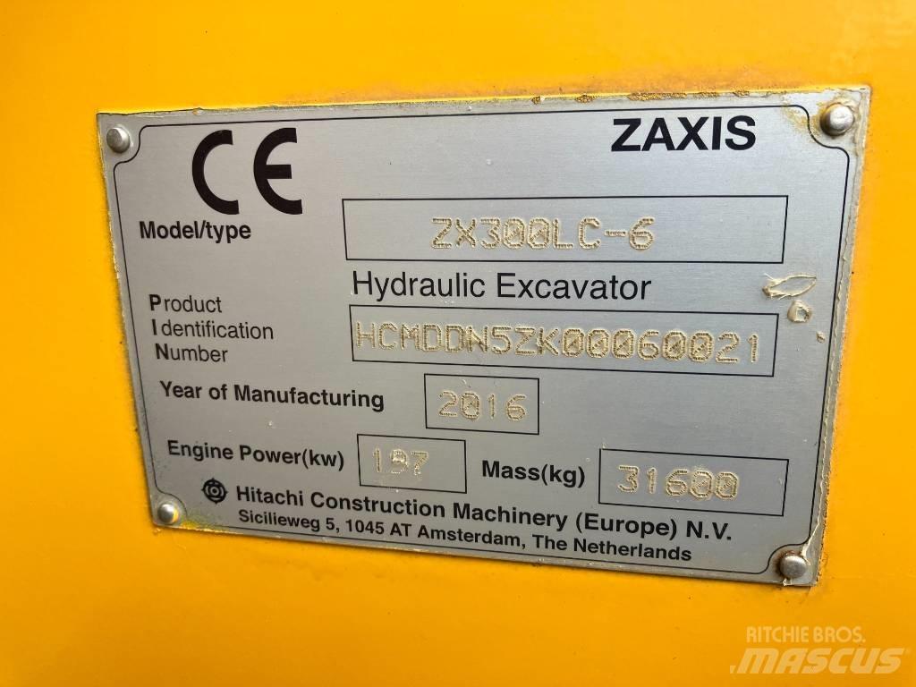 Hitachi ZX300 LC-6 大型油圧ショベル12t以上（パワーショベル・ユンボ）