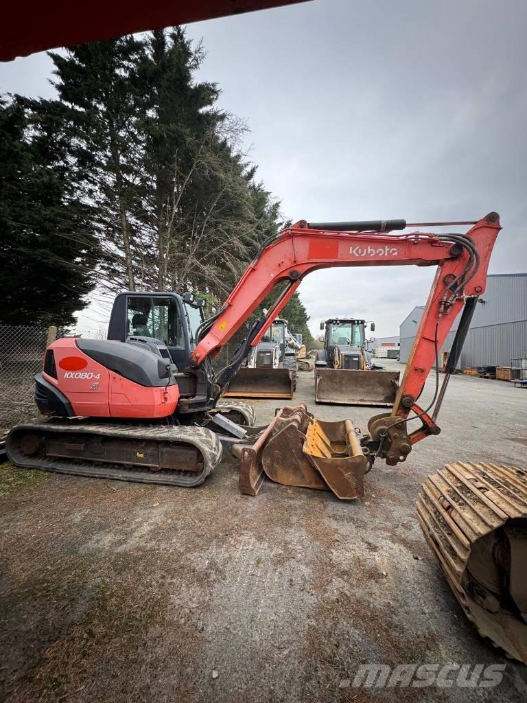 Kubota KX 80-4 A2 中型油圧ショベル 7ｔ-12ｔ（ユンボ・パワーショベル・バックホー）