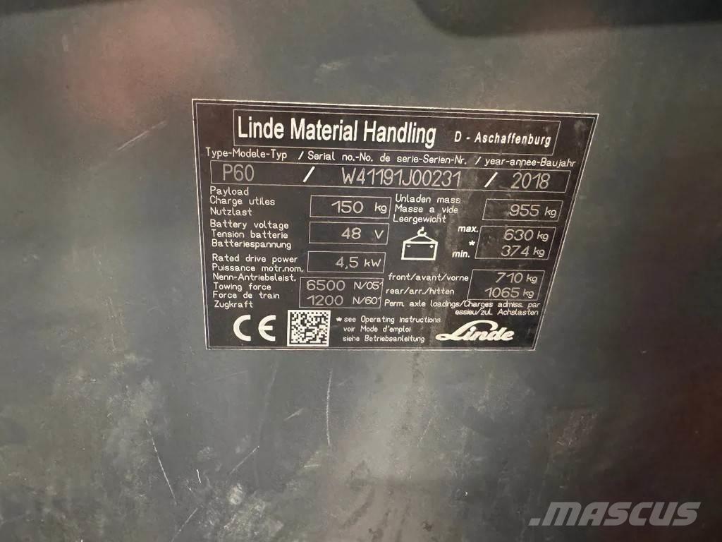Linde P 60 マテリアルハンドリング-その他