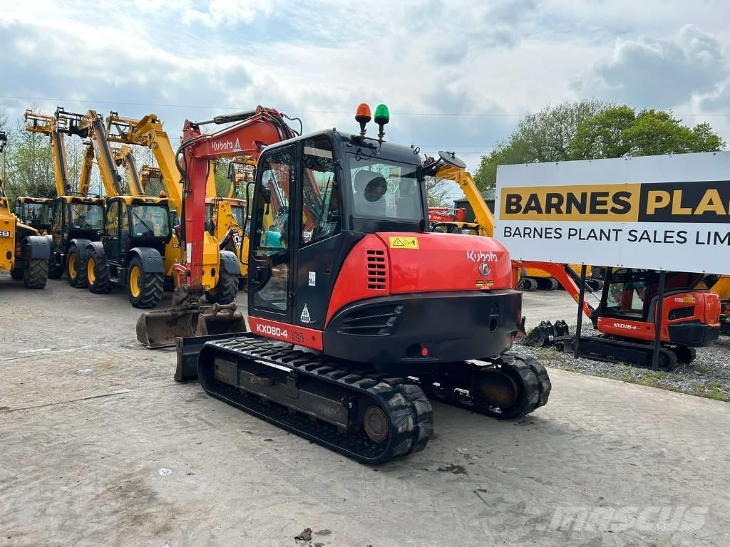 Kubota KX 80-4 中型油圧ショベル 7ｔ-12ｔ（ユンボ・パワーショベル・バックホー）