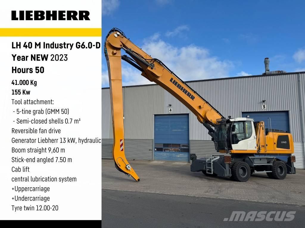 Liebherr LH40 廃棄物／工業産廃処理機