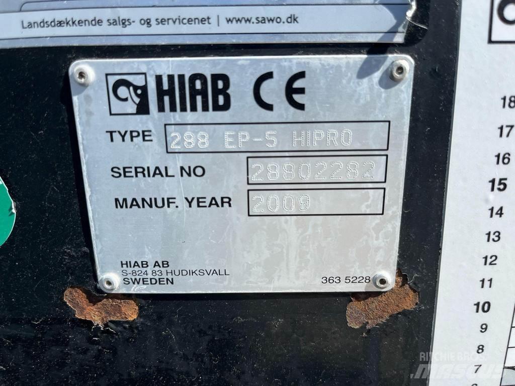 Hiab 288EP-5 HIPRO ローダークレーン